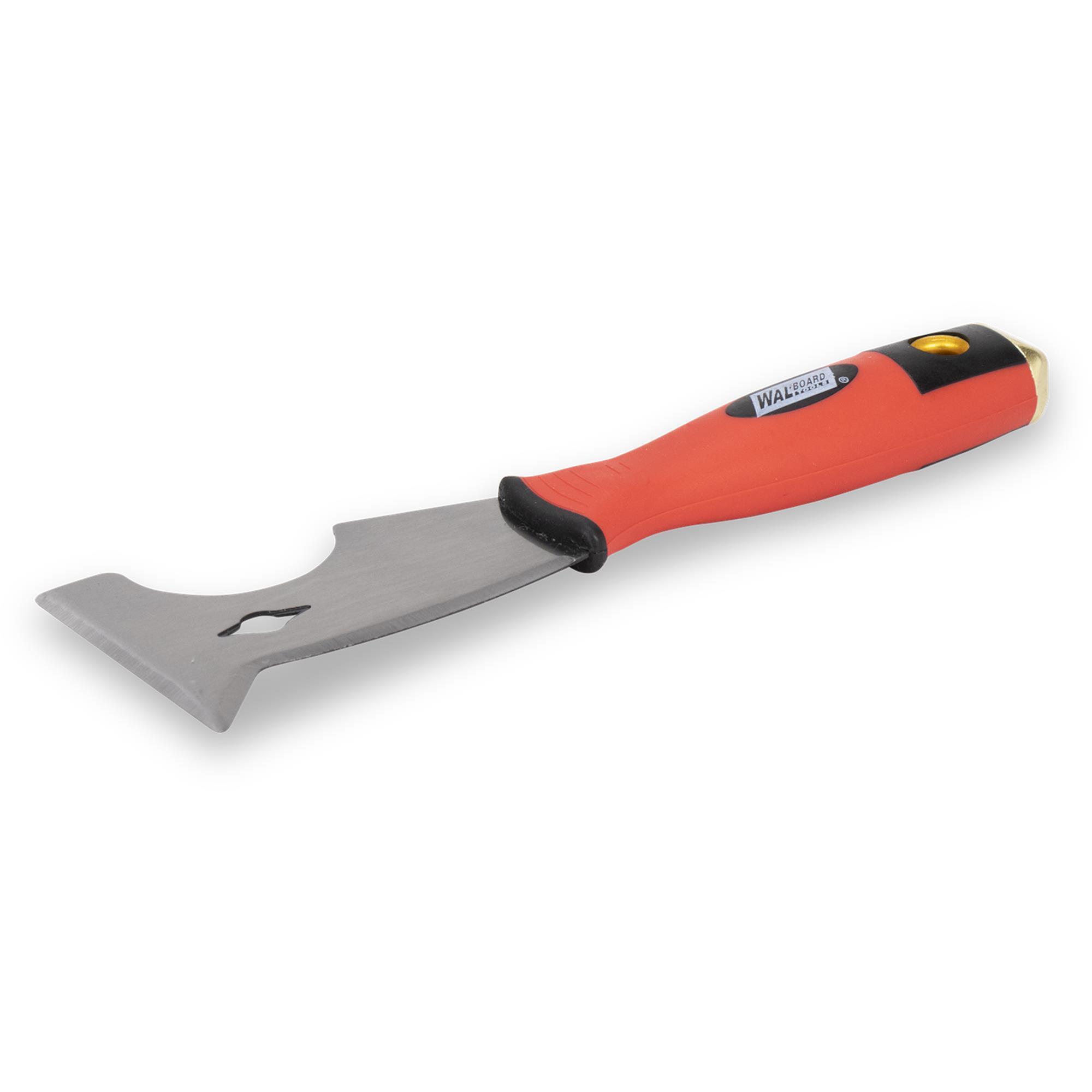Wal-Board 9-in-1 Hammer-End Tool — Soft Grip, High-Carbon Steel Blade, Model# 015-015